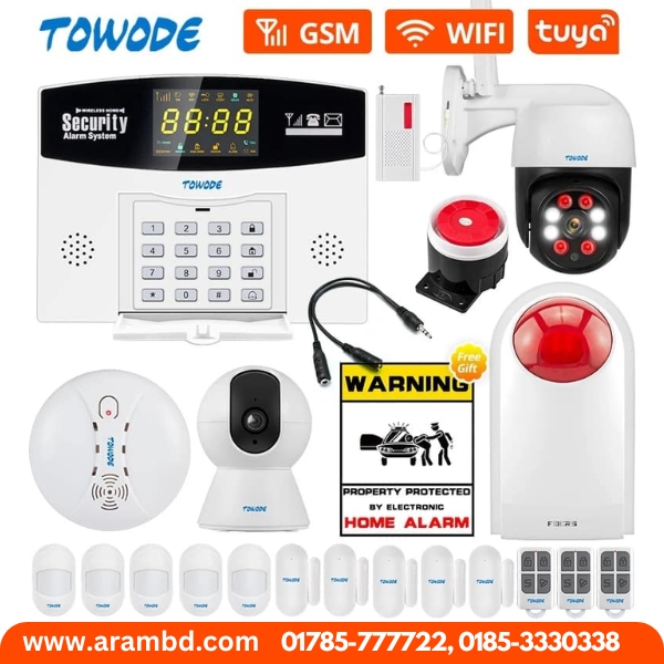 KERUI W210 Tuya Smart Alarm System WIFI GSM Home Security Wireless PIR Motion Detector Alarm Kit